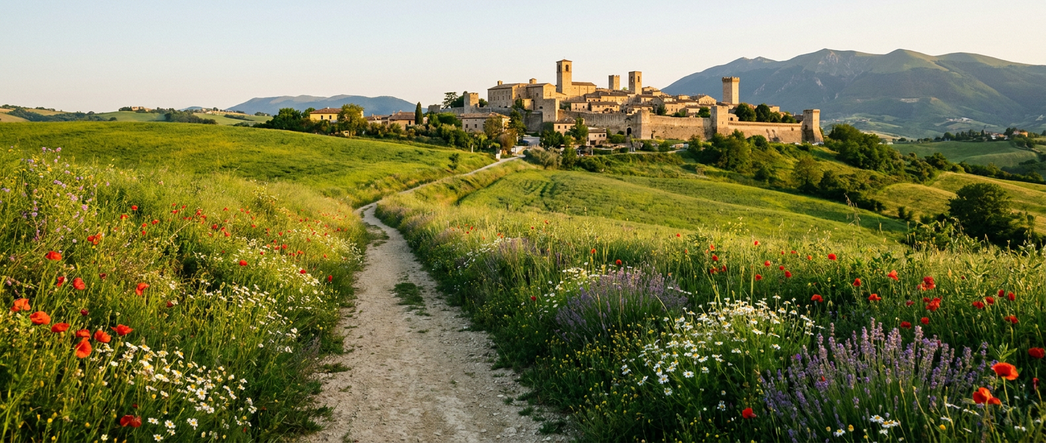 Sentiero verso San Ginesio